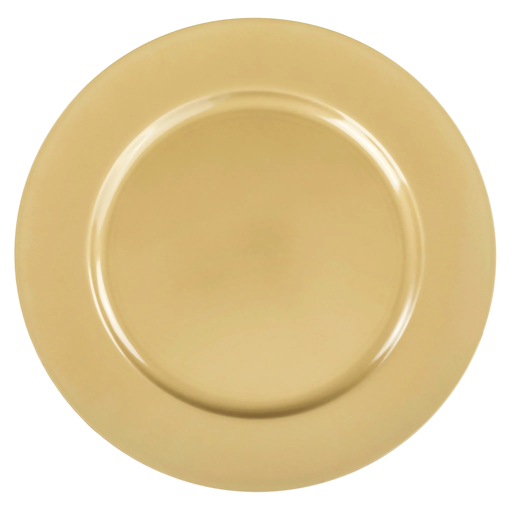 Plain Round 13" Charger Plates - Gold - Image 4