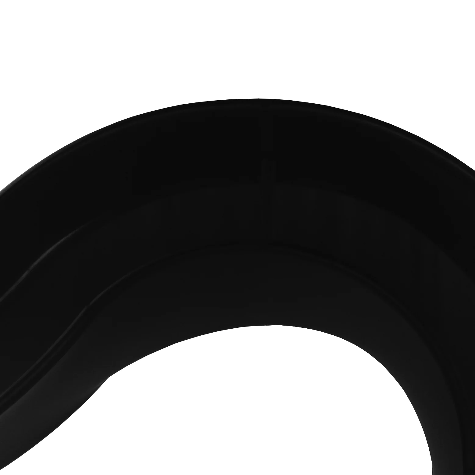 3D Curvy Wave Arch Backdrop Spandex Cover - Black - Image 4