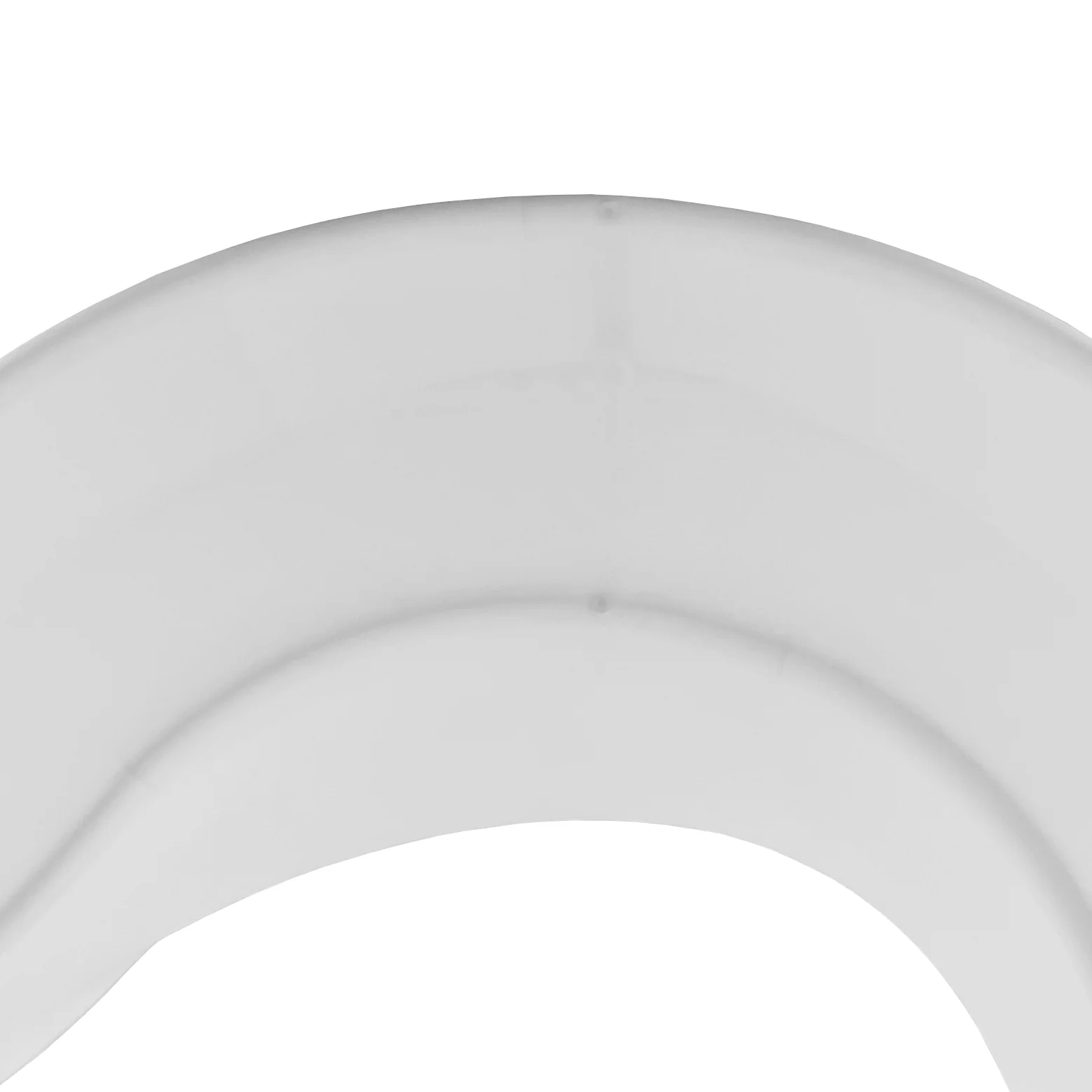 3D Curvy Wave Arch Backdrop Spandex Cover - White - Image 6