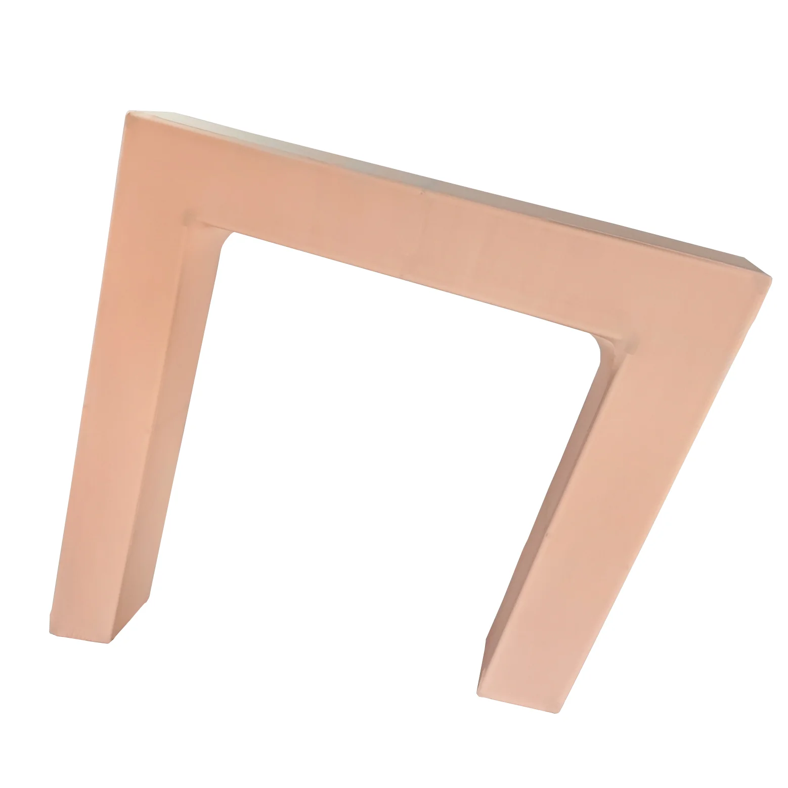 Spandex Cover for 3D Tilted Rectangular Backdrop Stand - Blush/Rose Gold - Image 6