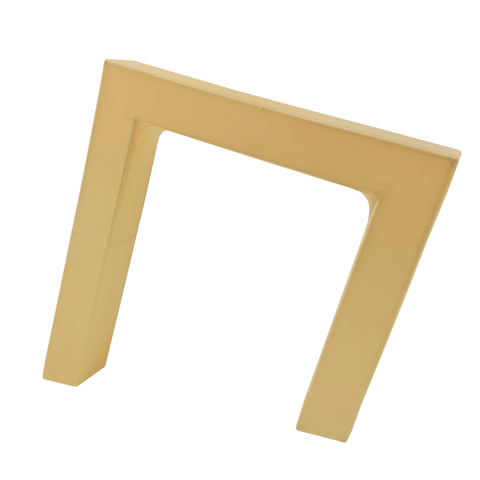 Spandex Cover for 3D Tilted Rectangular Backdrop Stand - Champagne - Image 6