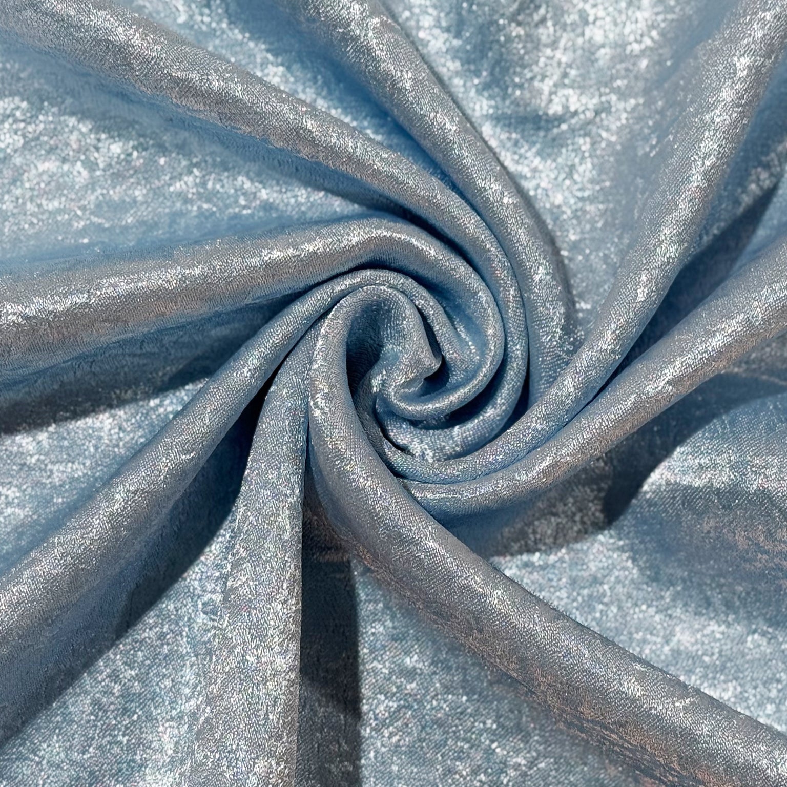 5 pcs/pk Crinkle Shimmer Napkin 20"x20" - Baby Blue - Image 5