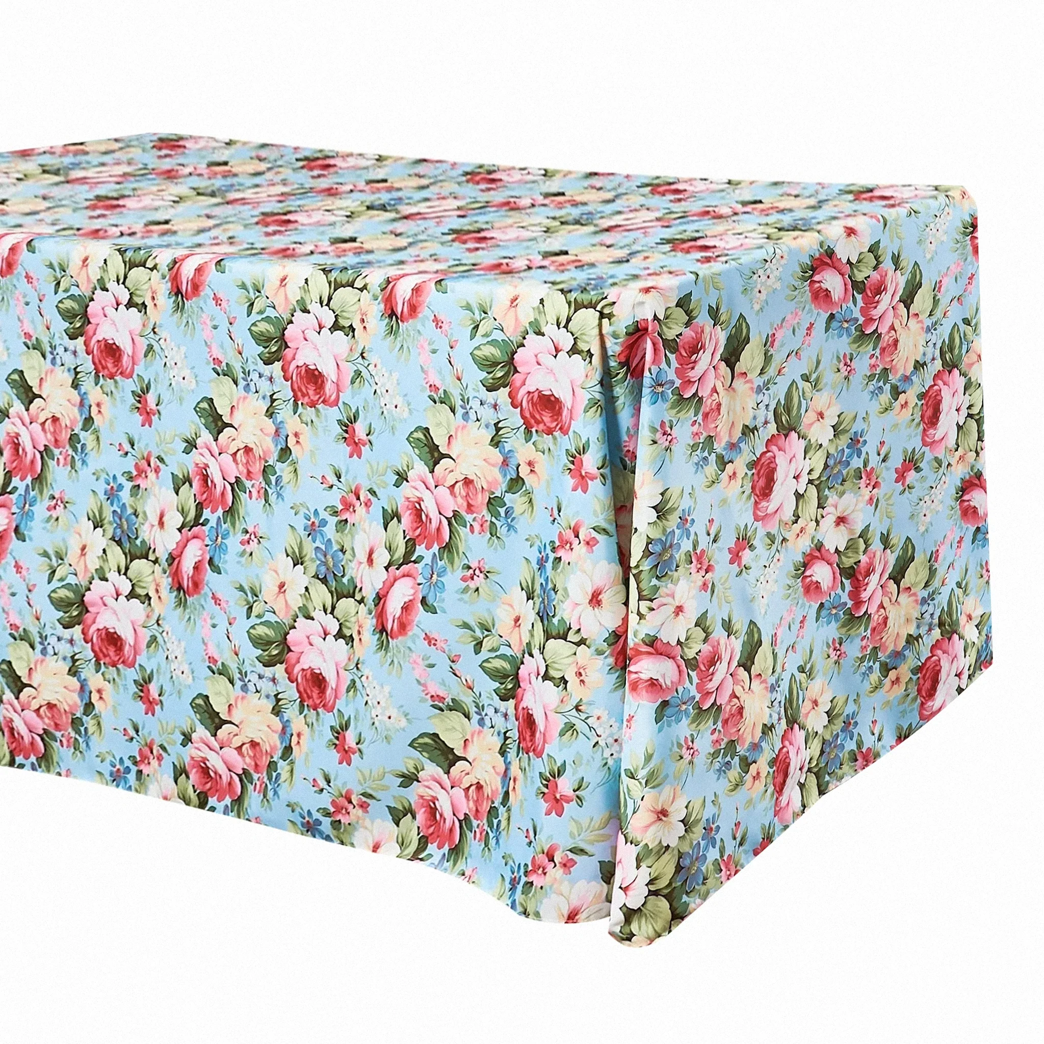 English Garden Floral Rectangular 90"x156" Tablecloth - Image 5