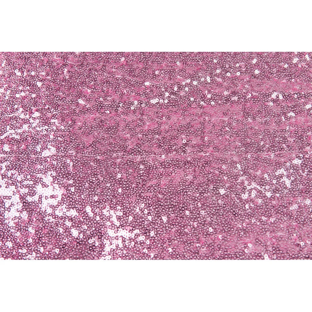 Glitz Sequin 12ft H x 52" W Drape/Backdrop panel - Pink - Image 3