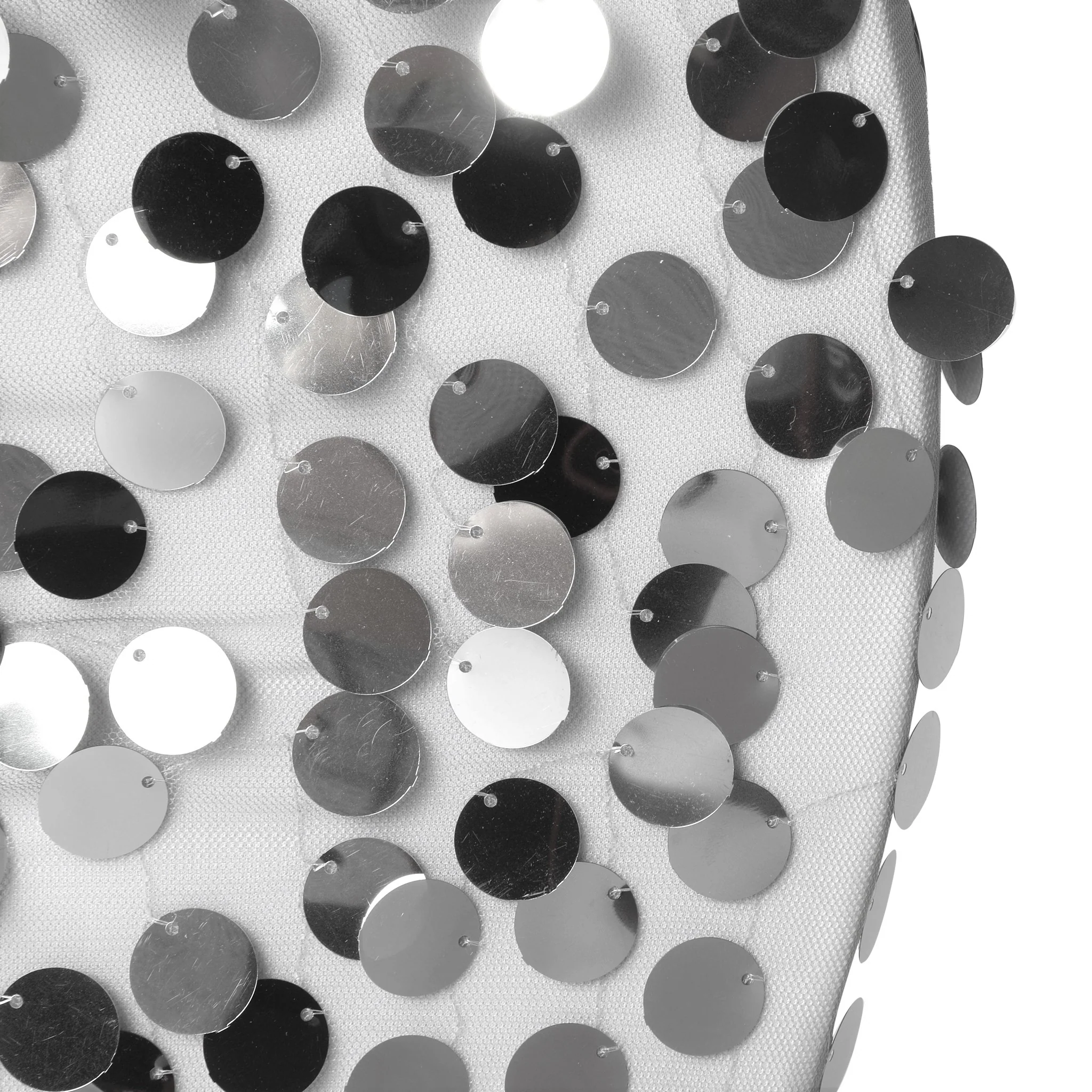 5 pcs/pk Payette Sequin Chair Bands - Silver - Image 3