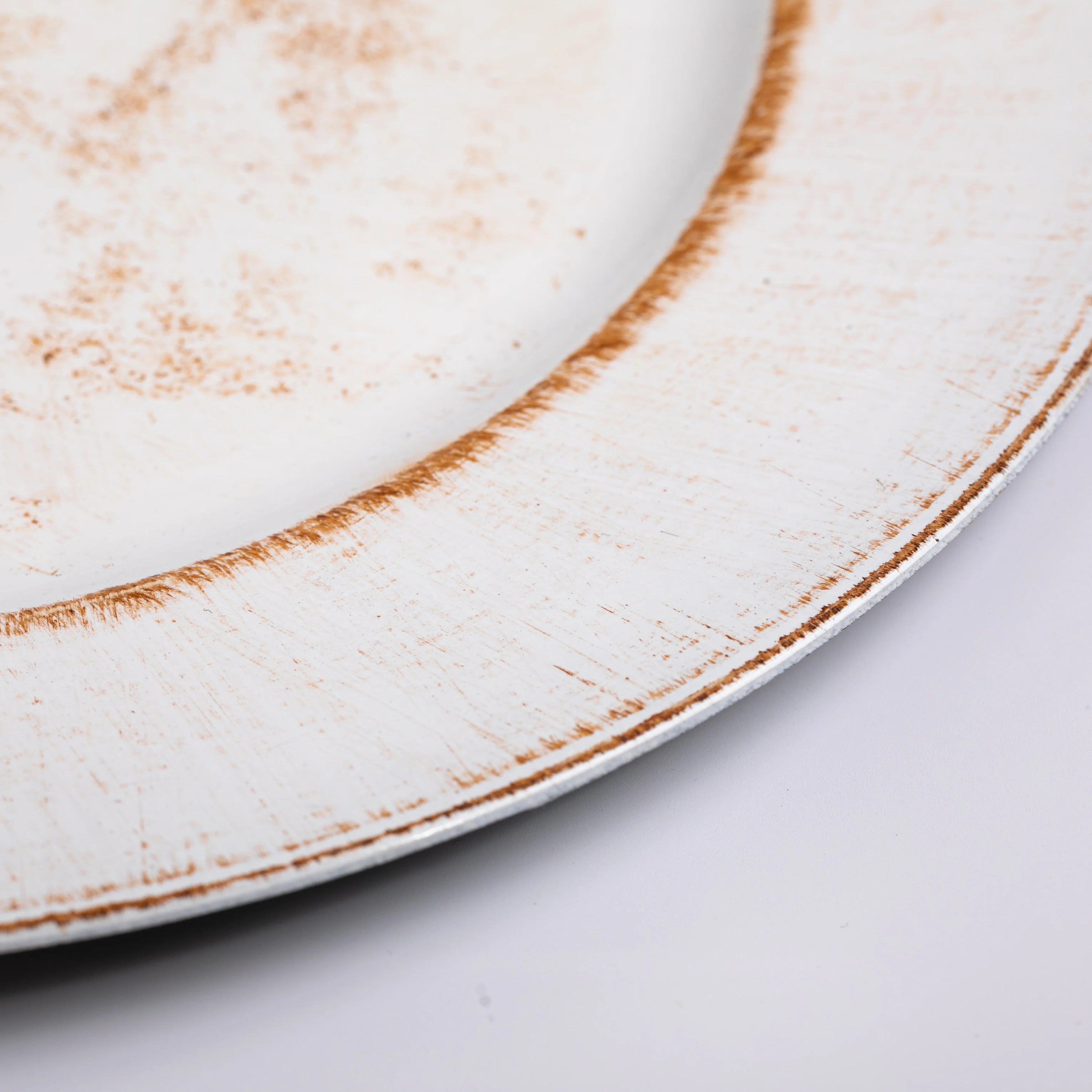 Plain Round 13" Charger Plates - Rustic - Image 6