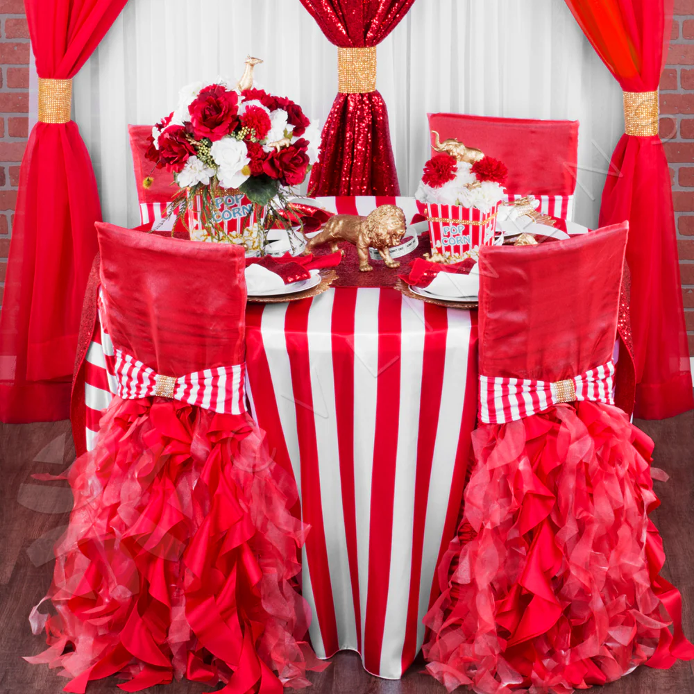 Premium Polyester Napkin 20"x20" - Red - Image 5