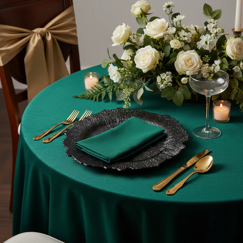 Reef Acrylic Charger Plate - Black - Image 6