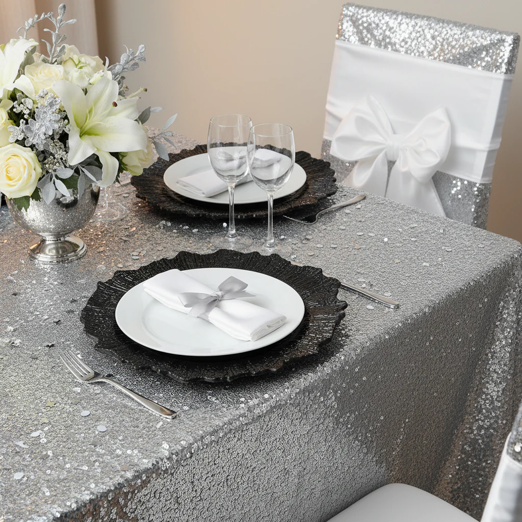 Reef Acrylic Charger Plate - Black - Image 7