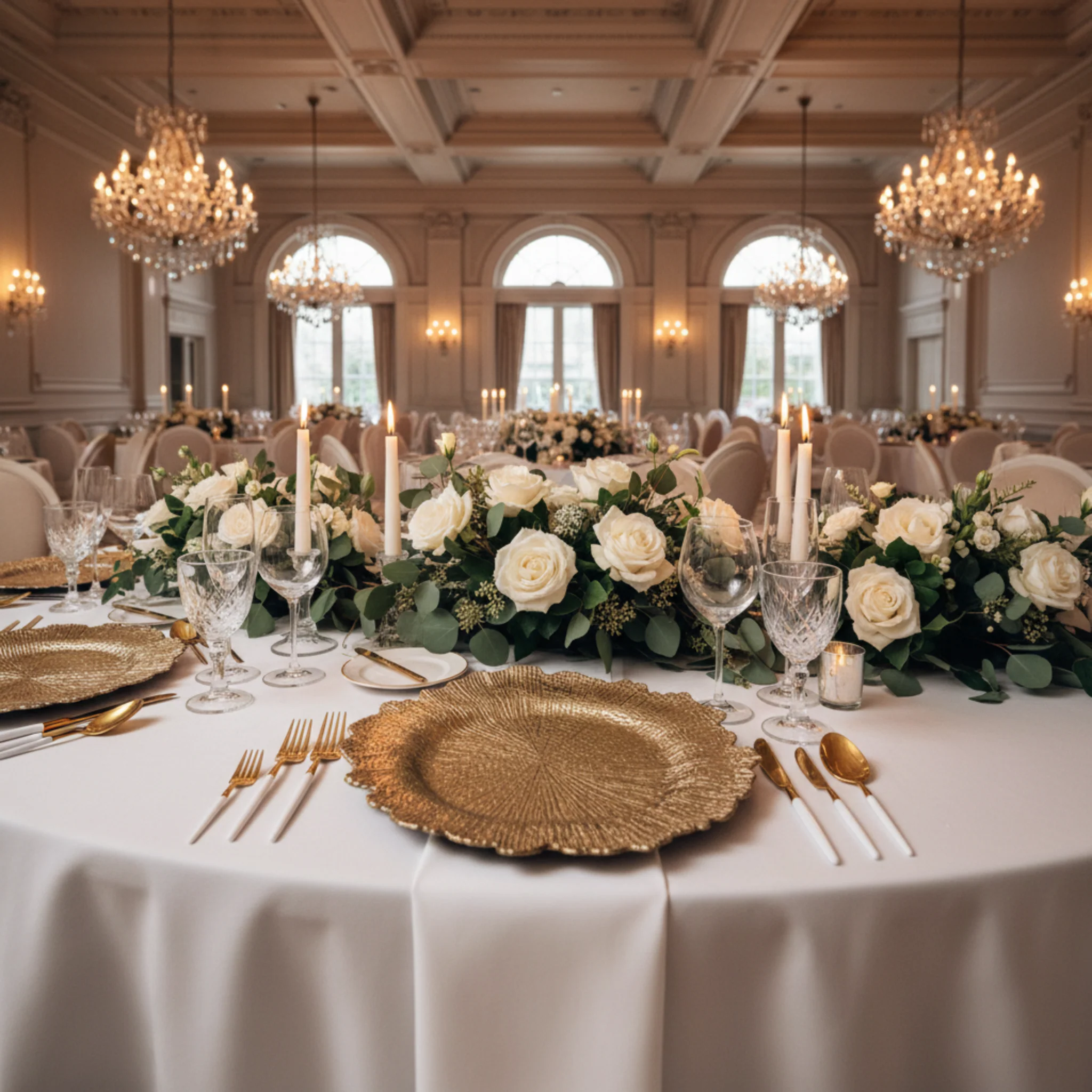 Reef Acrylic Charger Plate - Champagne - Image 5