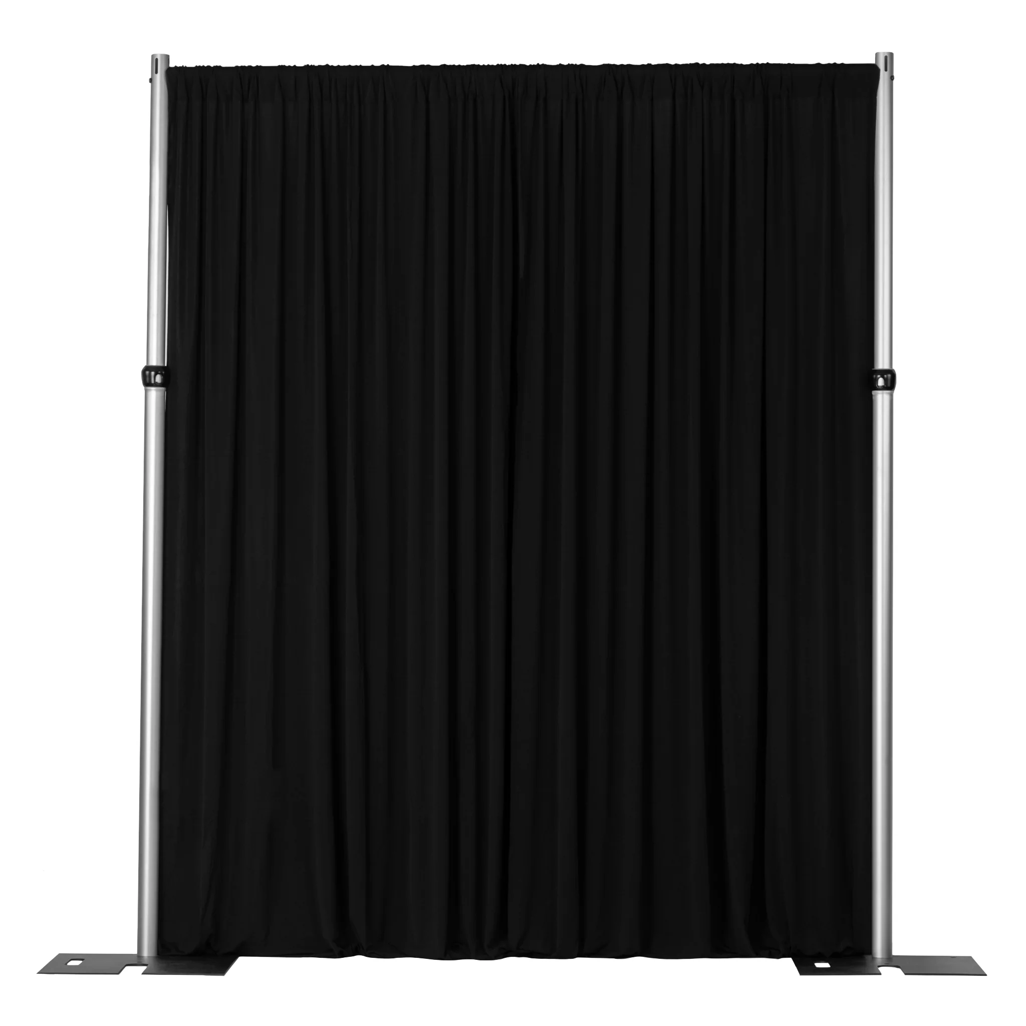 Spandex 4-way Stretch Backdrop Drape Curtain 18ft H x 60" W - Black - Image 3