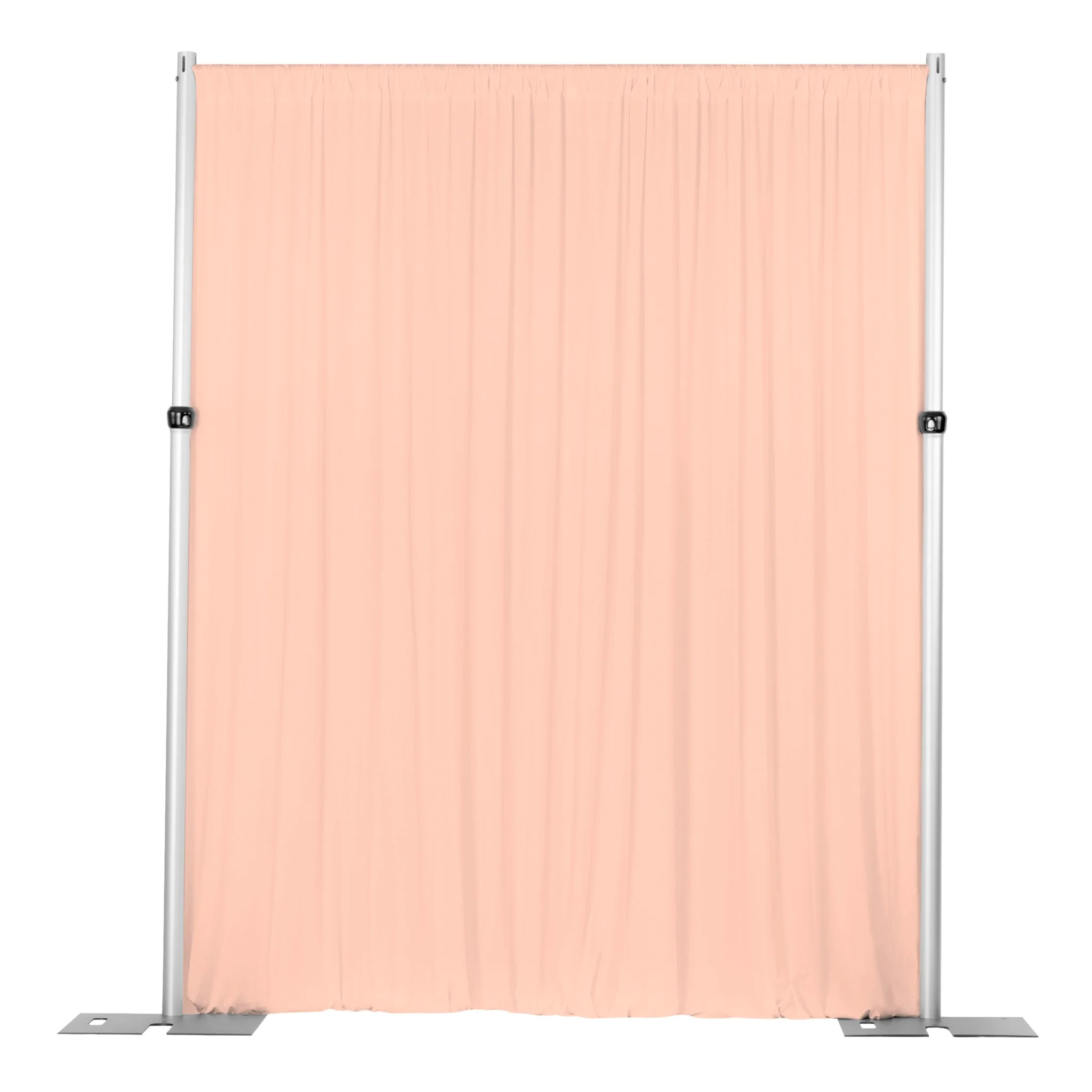 Spandex 4-way Stretch Backdrop Drape Curtain 18ft H x 60" W - Blush/Rose Gold - Image 3
