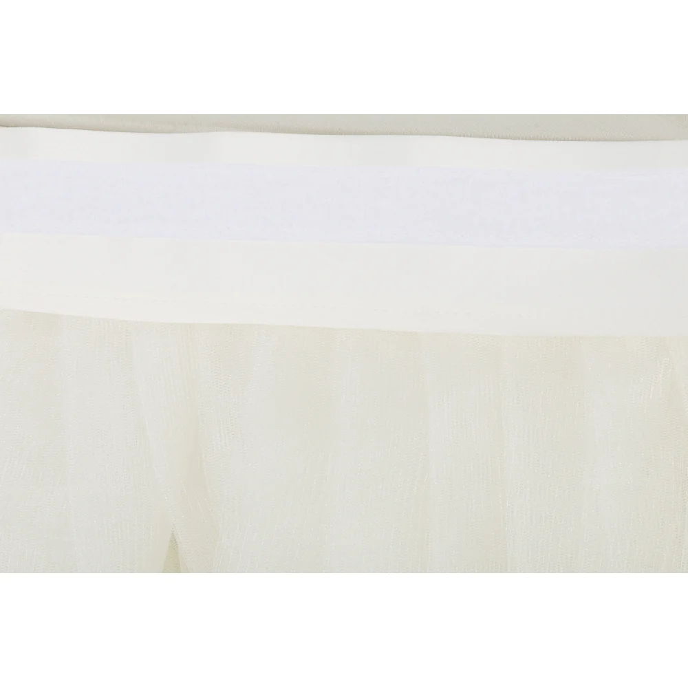Tulle Tutu 21ft Table Skirt - Ivory - Image 3