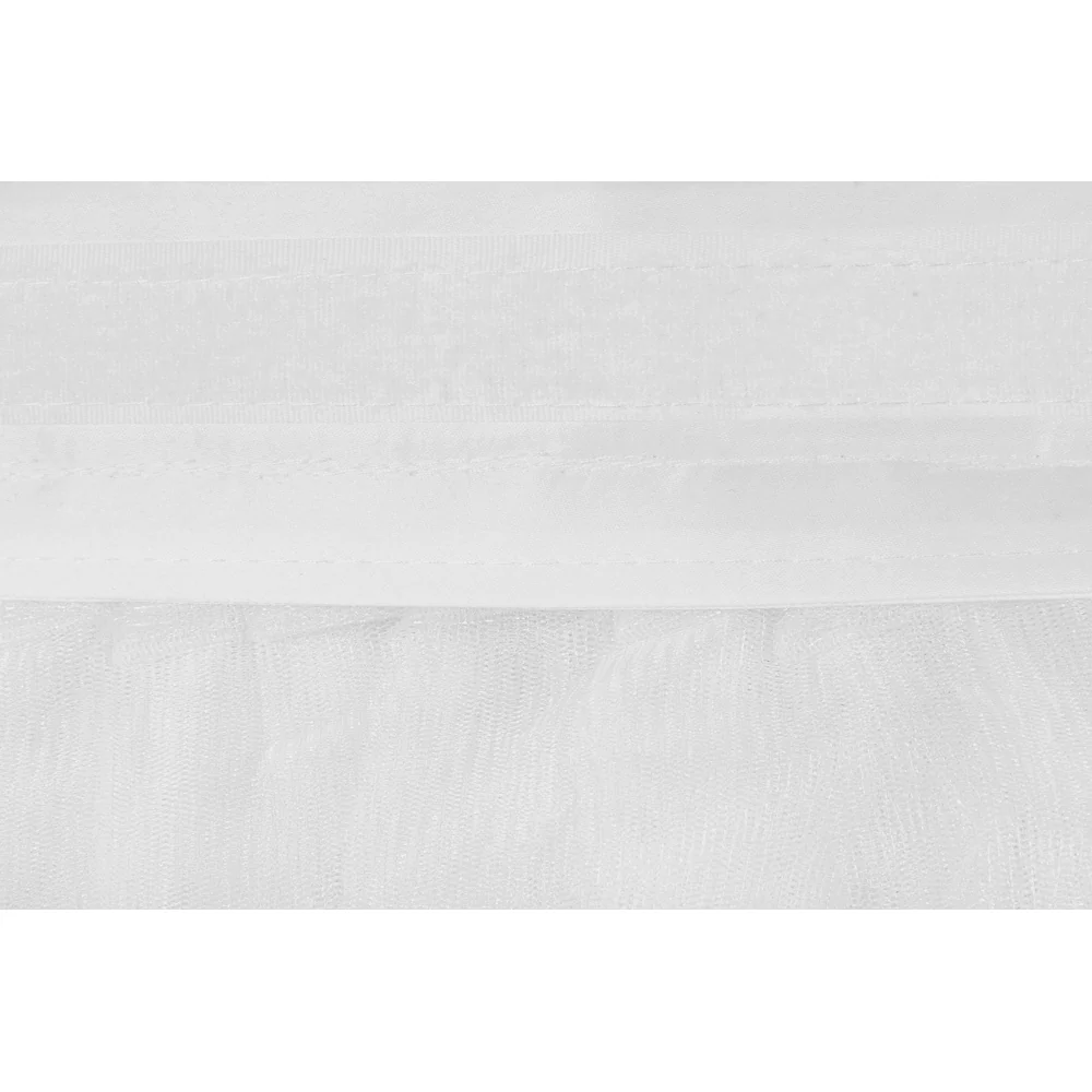 Tulle Tutu 21ft Table Skirt - White - Image 4